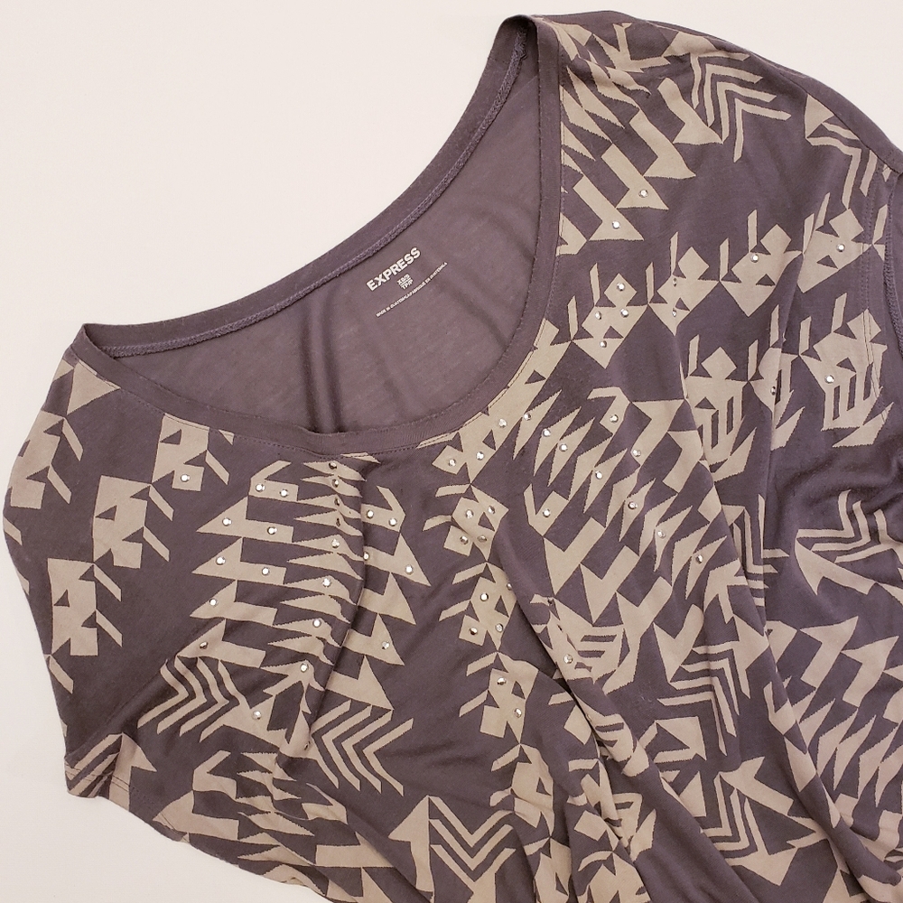 Gray Express lounge tunic